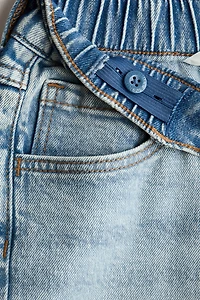 Relaxed-Fit Denim Shorts