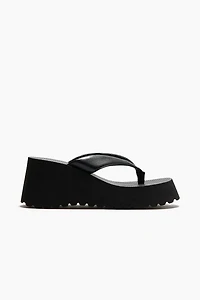 Wedge-Heeled Flip-Flops