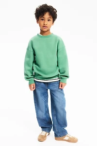 Chandail grande taille à l'intérieur brossé