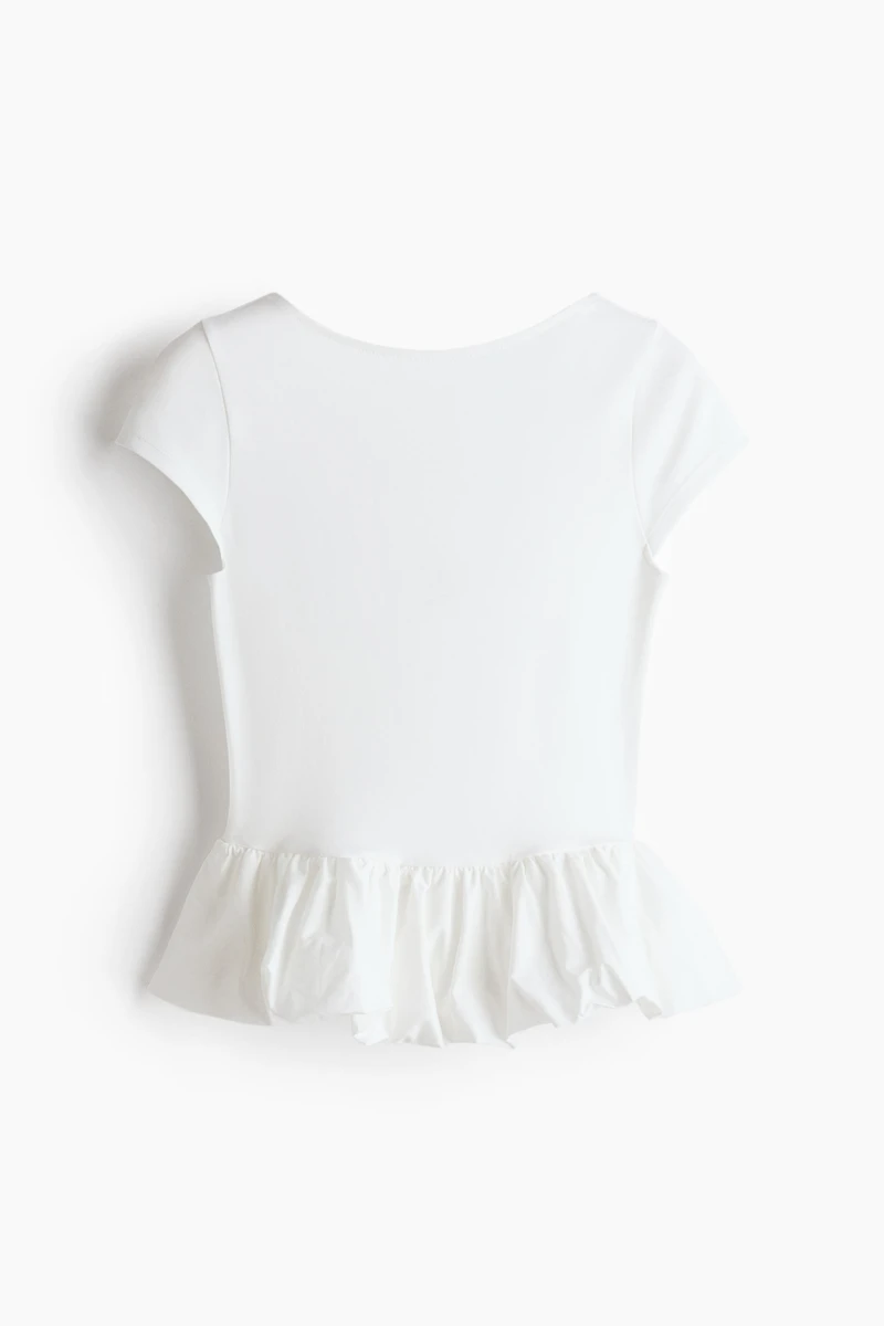 Ponte Bubble-Hem Top