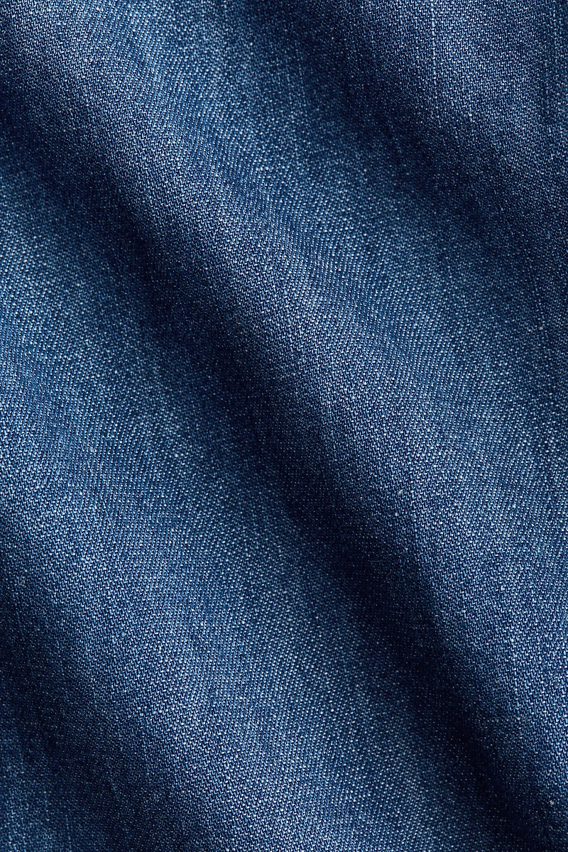 Denim Halterneck Top