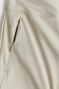 Four-Way Stretch Wide-Cut Pants