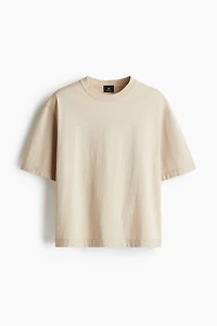 T-shirt délavé Coupe Carrée