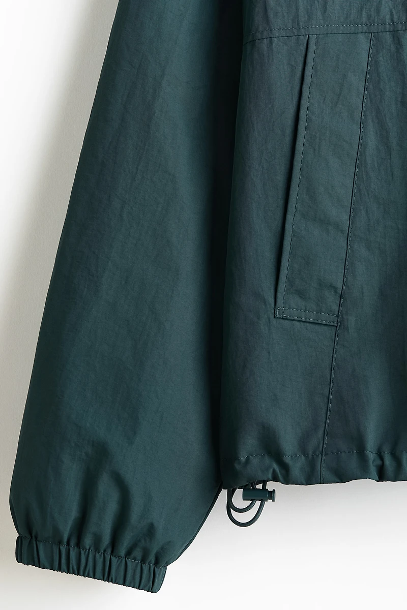 Water-Repellent Nylon Windbreaker