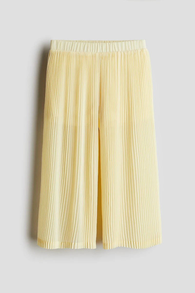 Plissé Chiffon Pants