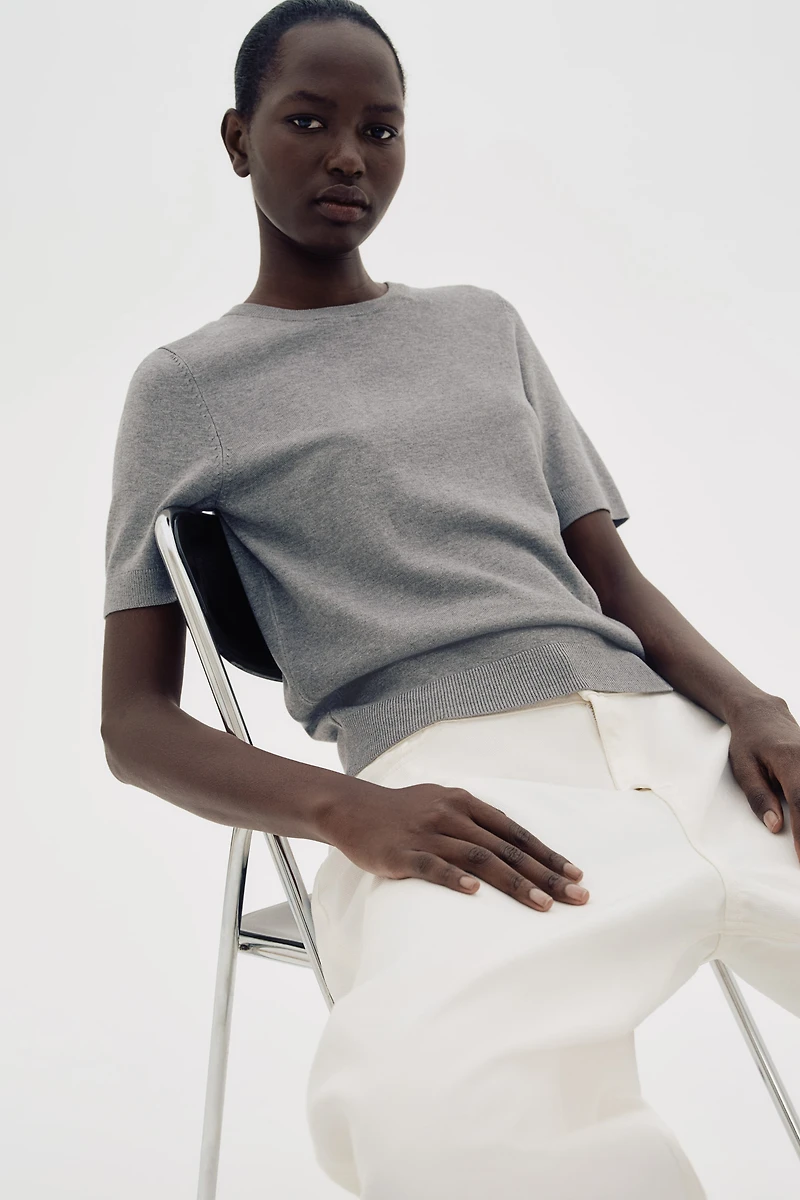 Fine-Knit Top