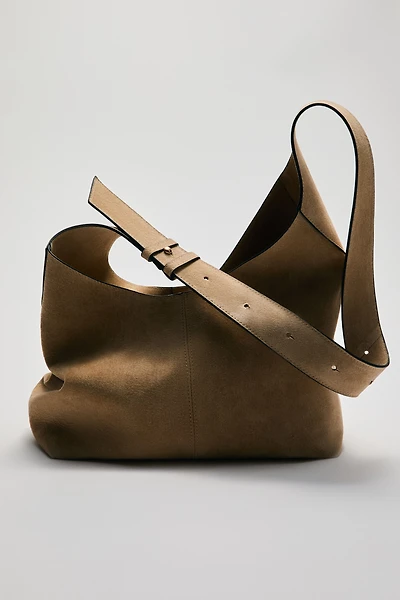 Suede Shoulder Bag