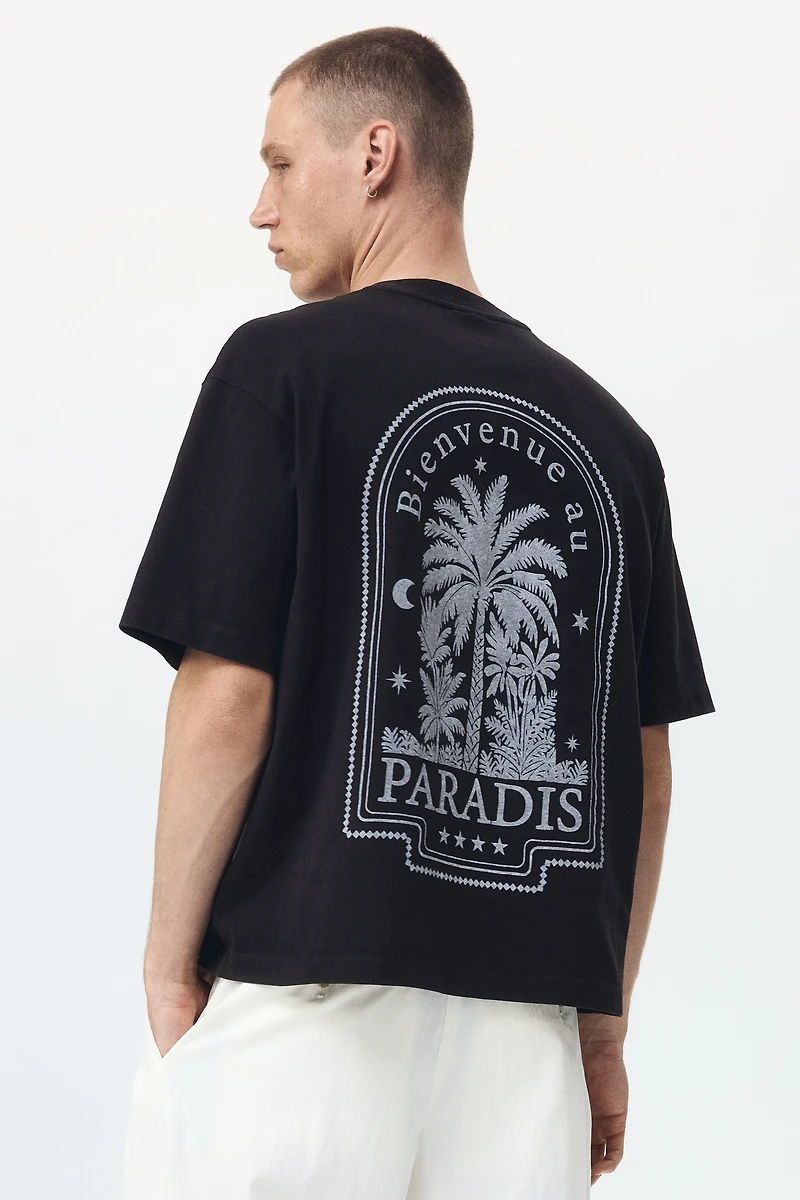 Relaxed-Fit Printed Cotton T-Shirt
