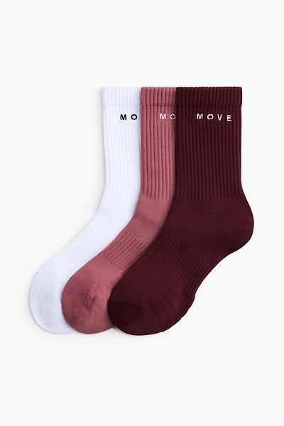 3-Pack Sports Socks with DryMove™