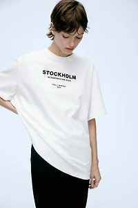 T-shirt grande taille imprimé