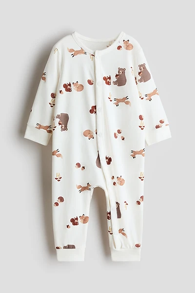Pyjama imprimé en coton