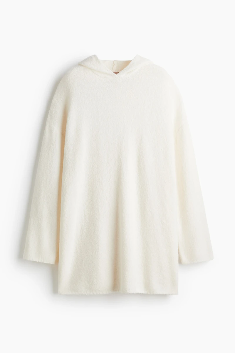 Hooded Wool-Blend Dress