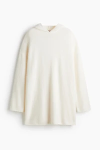 Hooded Wool-Blend Dress