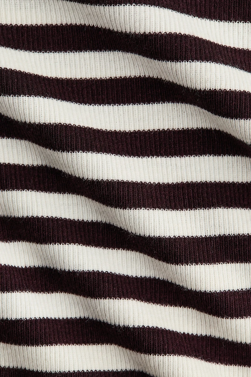 MAMA Ribbed Jersey Top