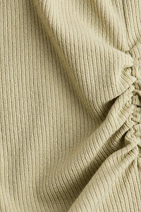 Draped Sleeveless Top