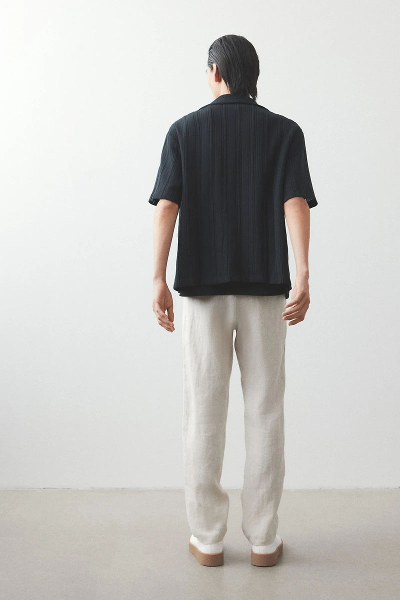 Pantalon classique en lin