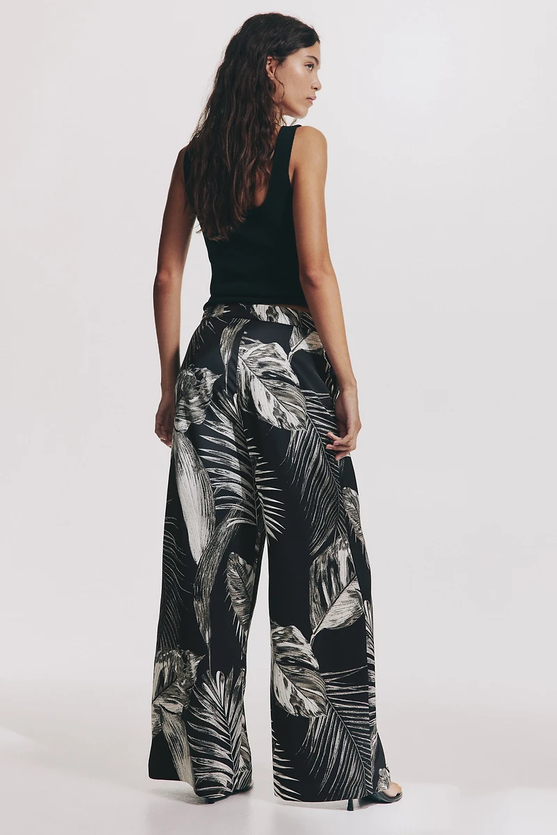 Wide-Leg Dress Pants