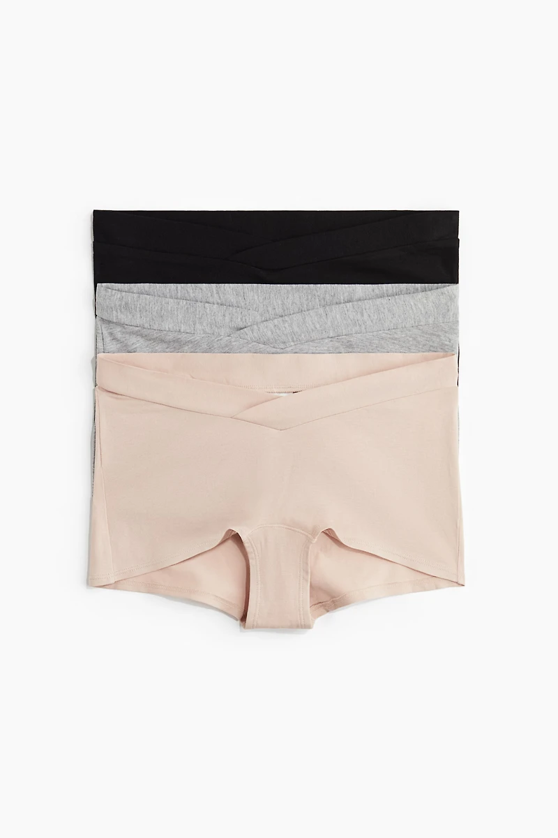 MAMA 3-pack Cotton Shortie Briefs