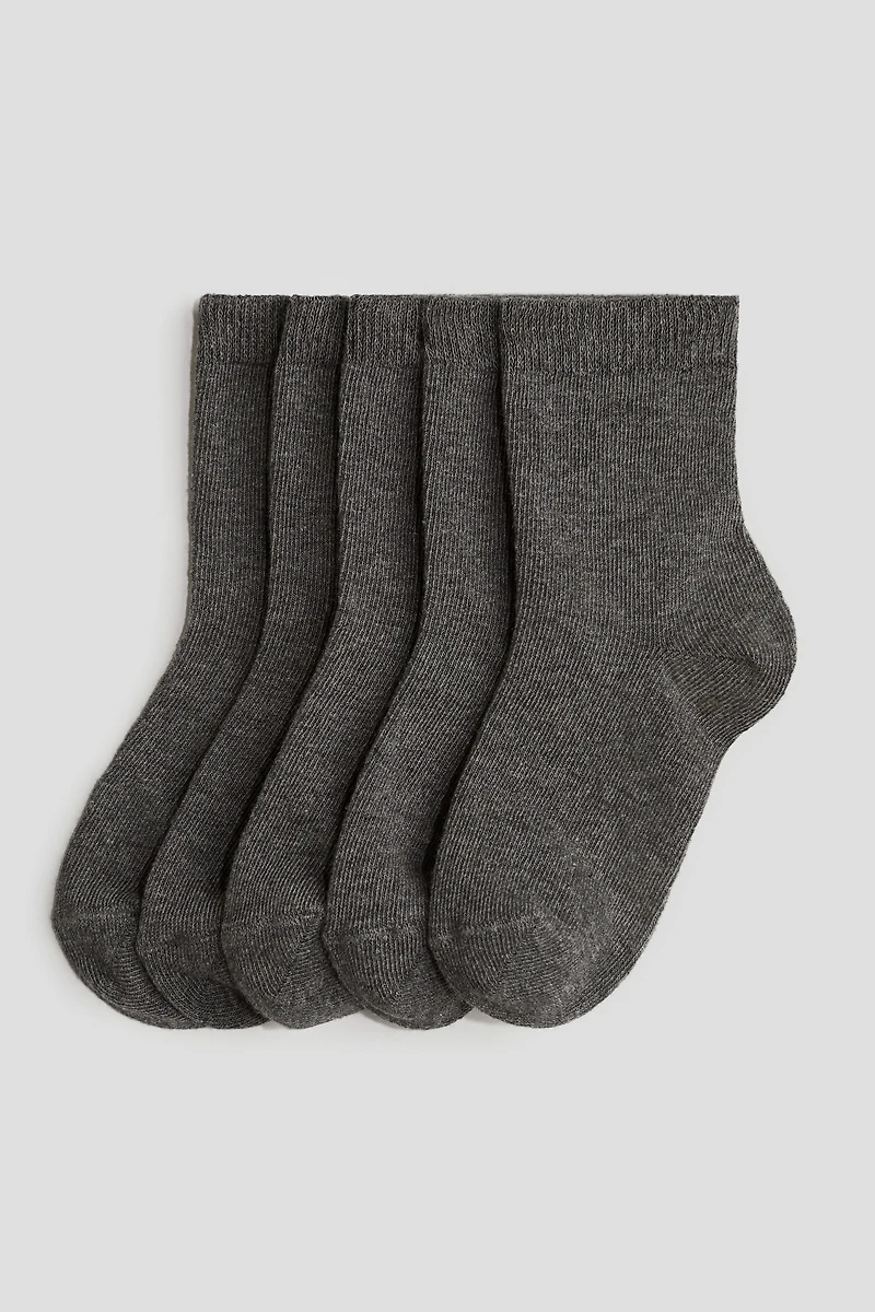 Lot de 5 paires chaussettes scolaires