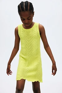 Textured Cotton Dress