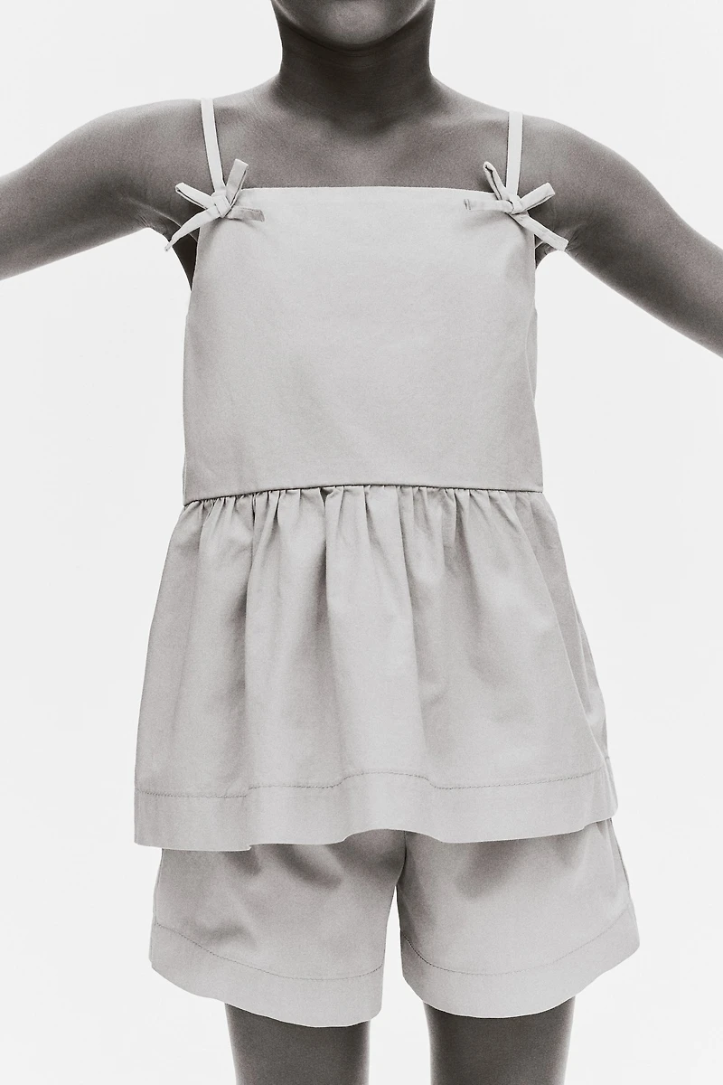 2-Piece Cotton Poplin Set