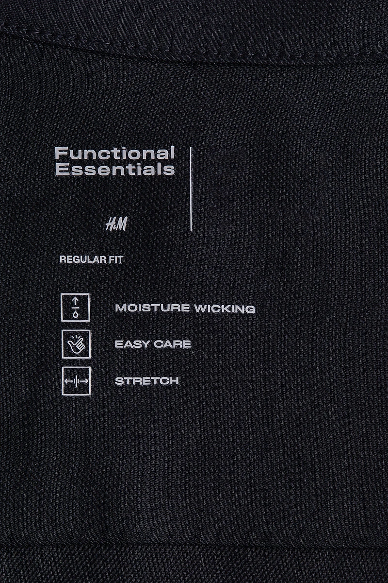 Easy Care Regular-Fit Linen-Blend Shirt