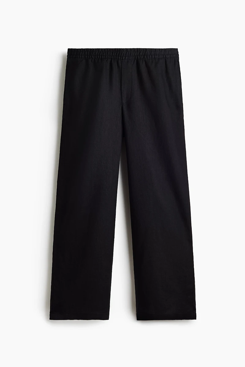 Loose-Fit Linen Pants