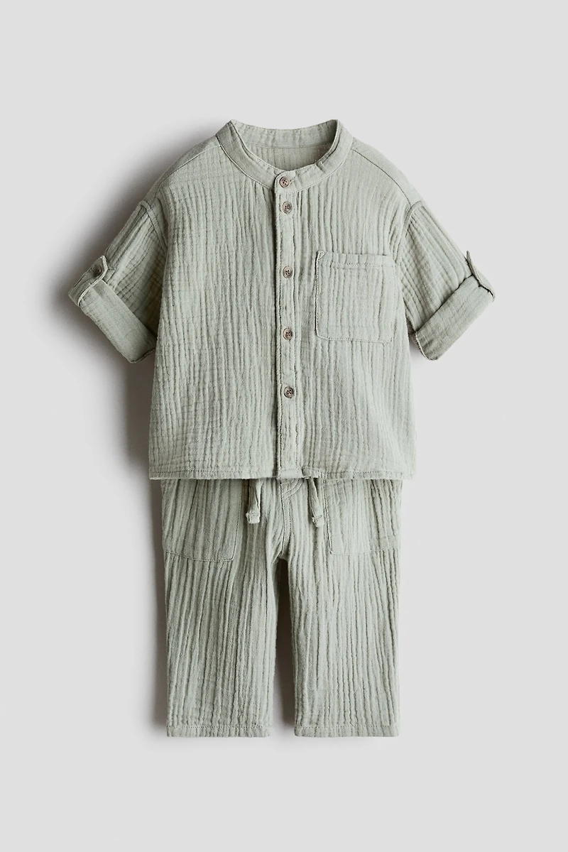 2-piece Cotton Muslin Set