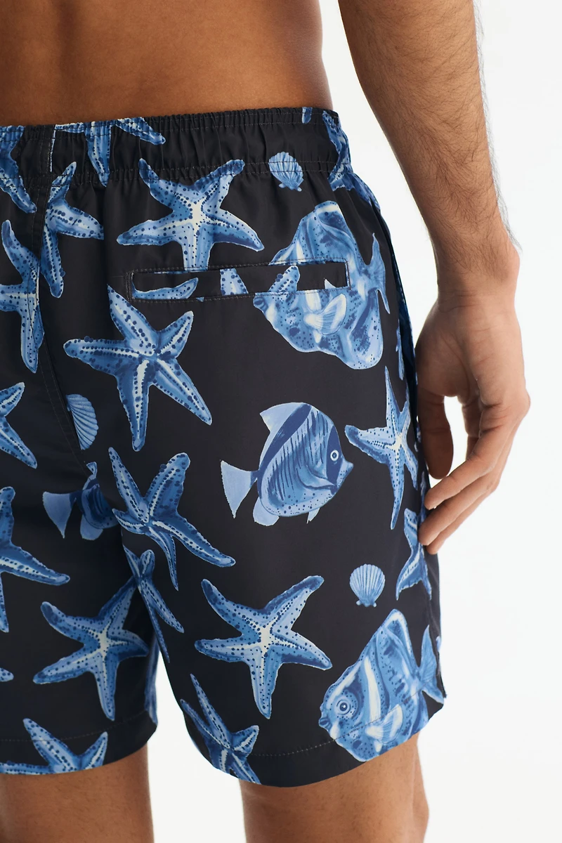 Short de bain à motif