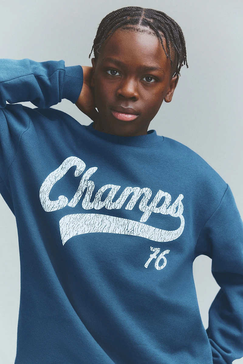 Washed-Look Sweatshirt