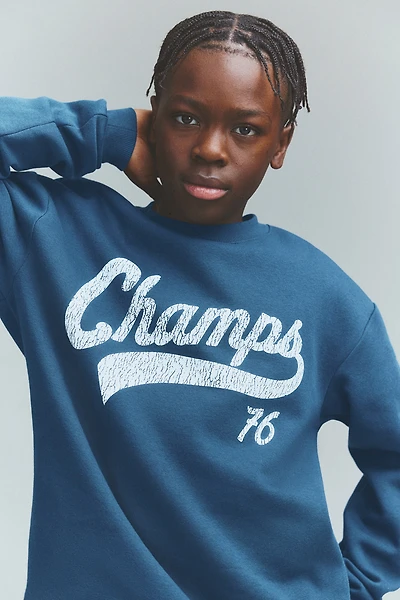 Washed-Look Sweatshirt