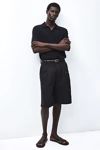 Regular-Fit Silk-Blend Polo Shirt