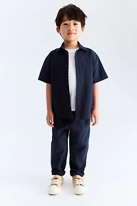 Cotton Seersucker Shirt