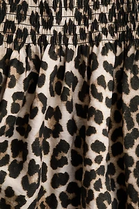 Smocked-Detail Dress