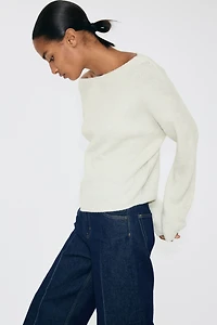 Boat-Neck Sweater