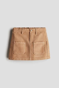 Patch-Pocket Skirt