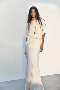 Draped Maxi Dress