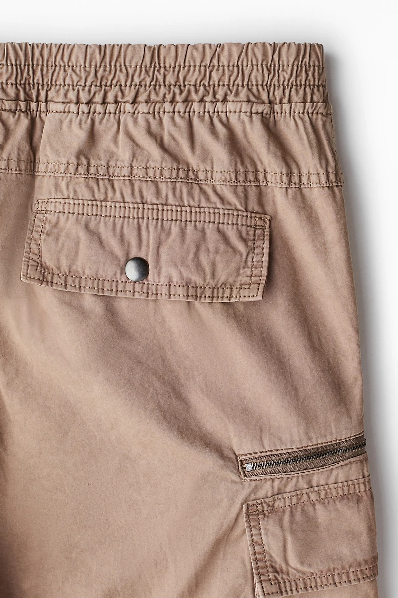 Regular Fit Twill Cargo Pants