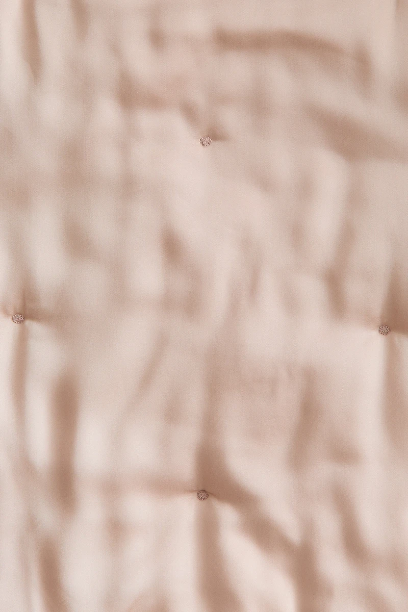 Quilted Satin Bedspread