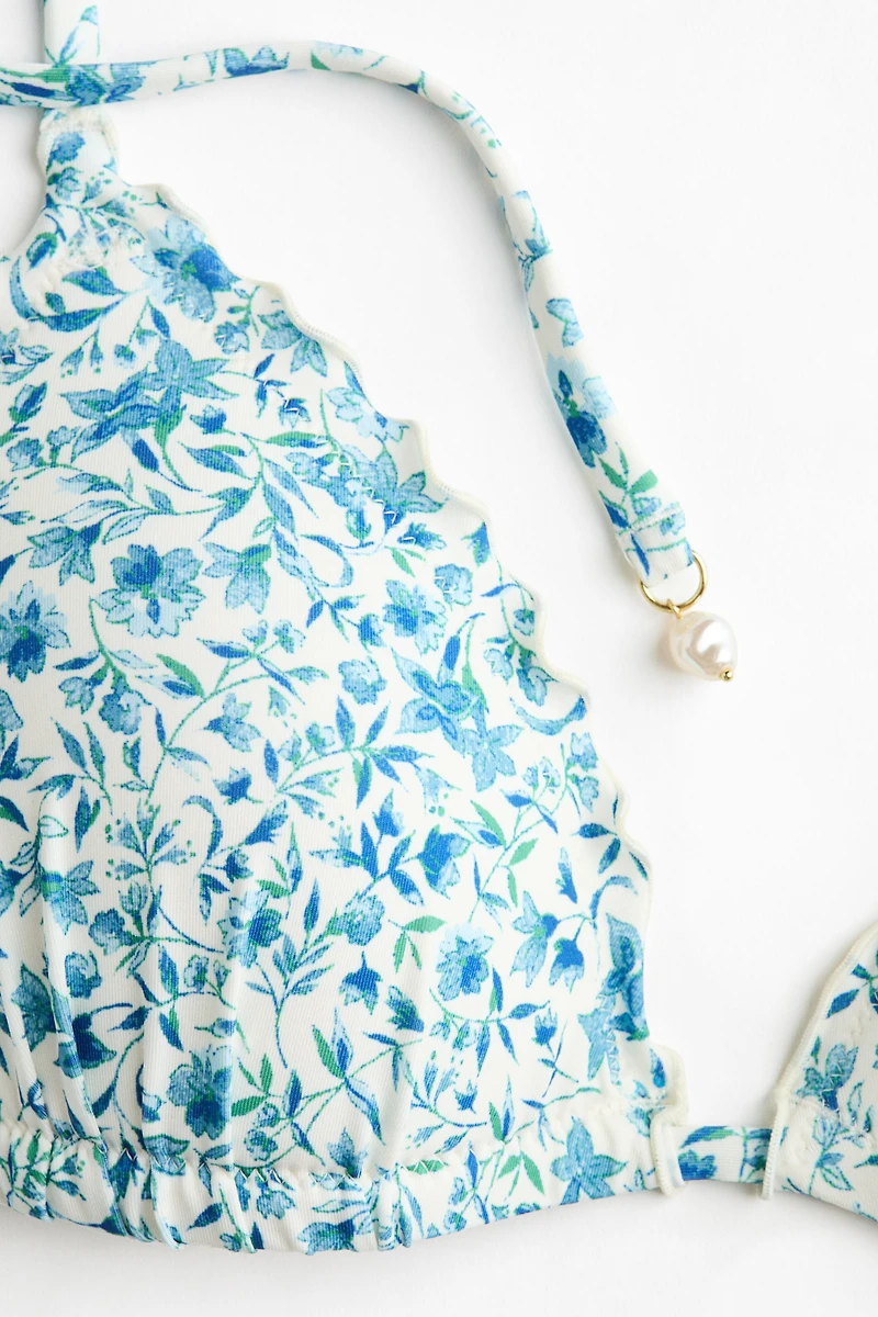 Push-Up Triangle Bikini Top