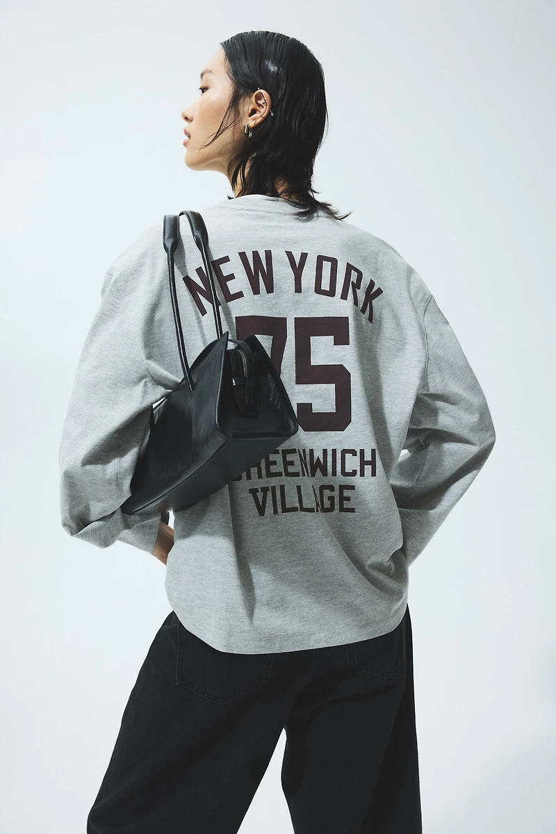 Oversized Jersey Top