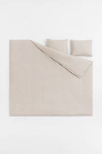 Linen King/Queen Duvet Cover Set