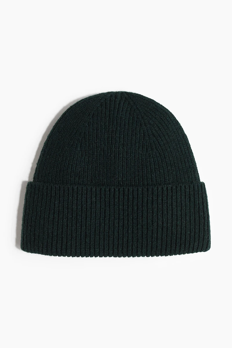 Rib-Knit Wool-Blend Hat