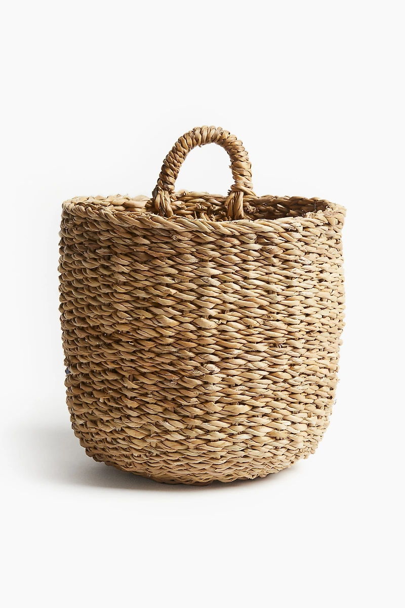 Small Seagrass Wall Storage Basket