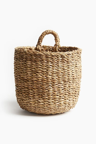 Small Seagrass Wall Storage Basket