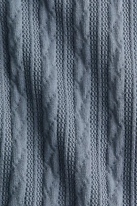 Kangourou façon tricot torsadé
