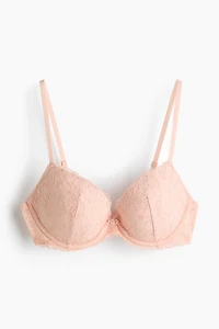 Soutien-gorge pigeonnant brodé