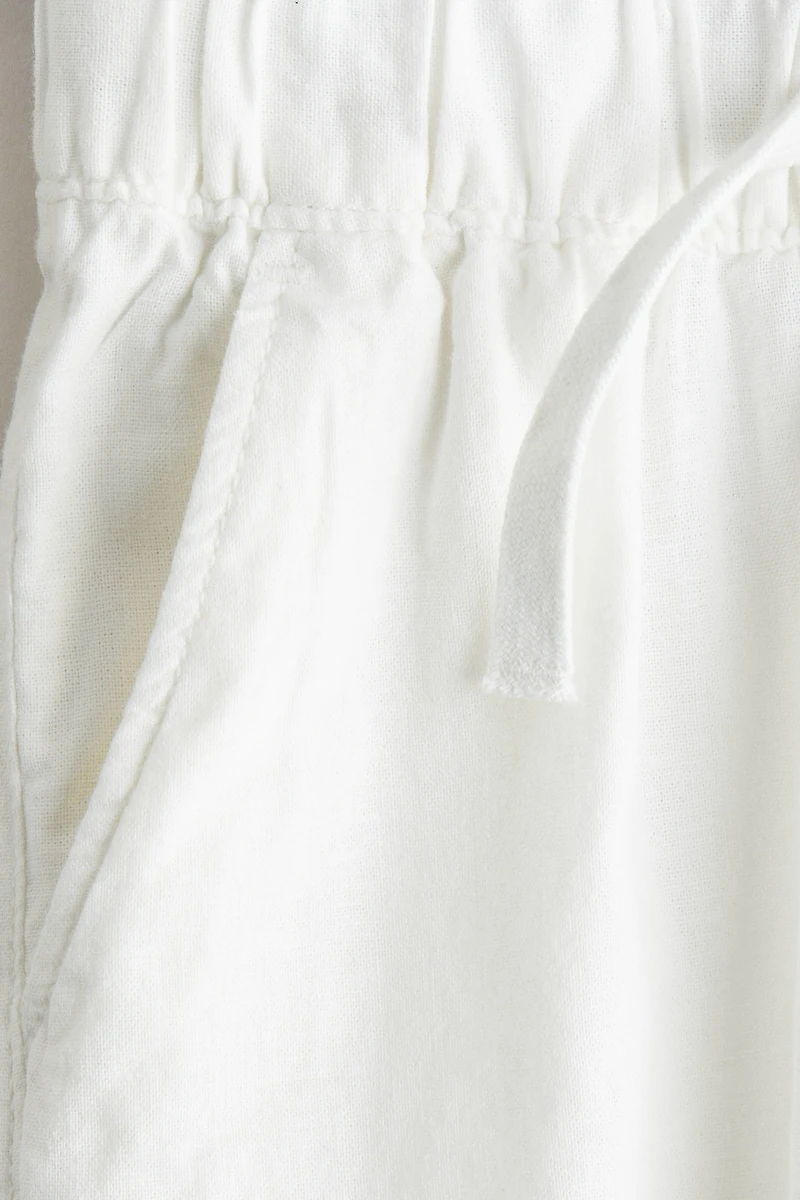 Pantalon en lin mélangé