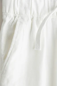 Pantalon en lin mélangé