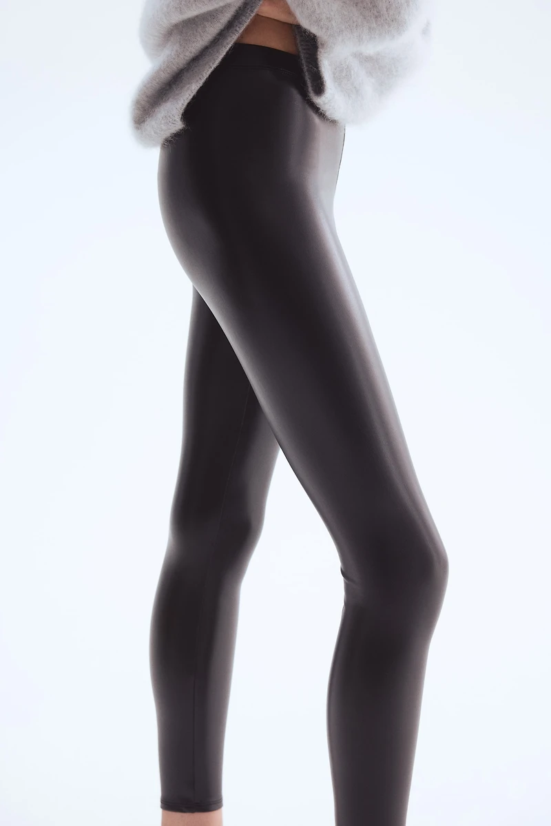 Coated Leggings